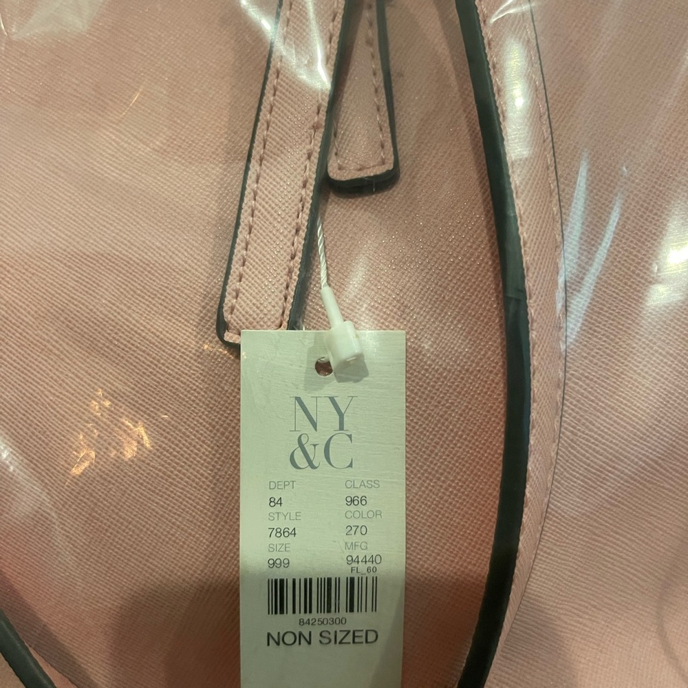 New York & Company Pink Tote Bag